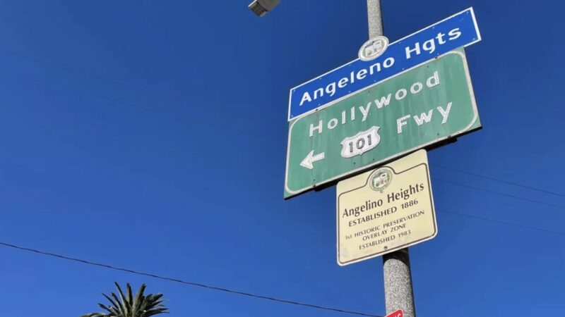 Angelino Heights Los Angeles showing both Angelino and Angeleno spellings