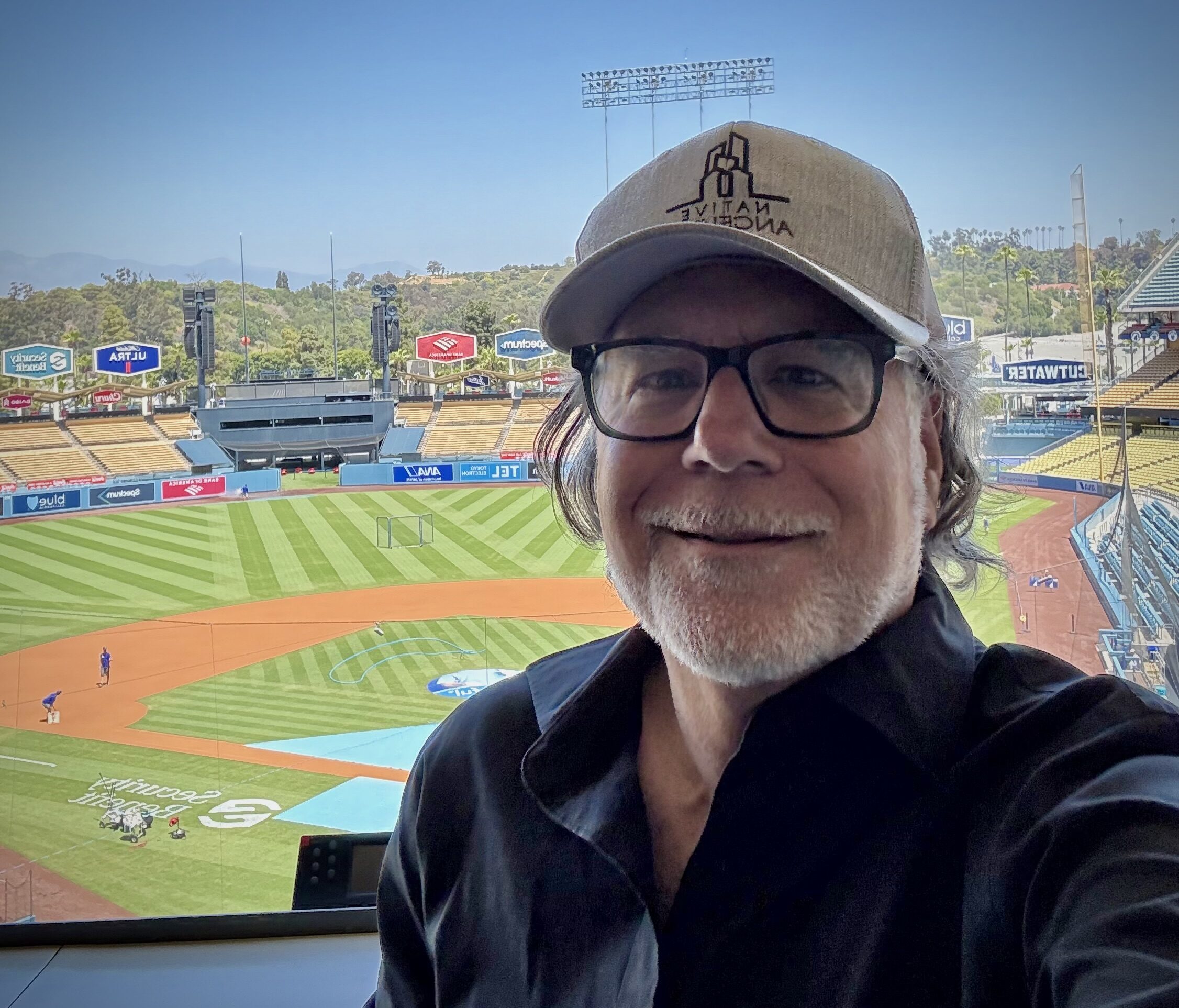 Tom Levine at Dodger Stadium Los Angeles near Angelino Heights and Chavez Ravine